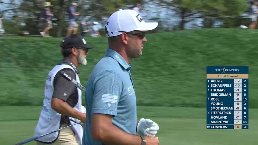 Corey Conners hits 119-yard approach to 3 feet, sets up birdie on No. 4 at THE PLAYERS