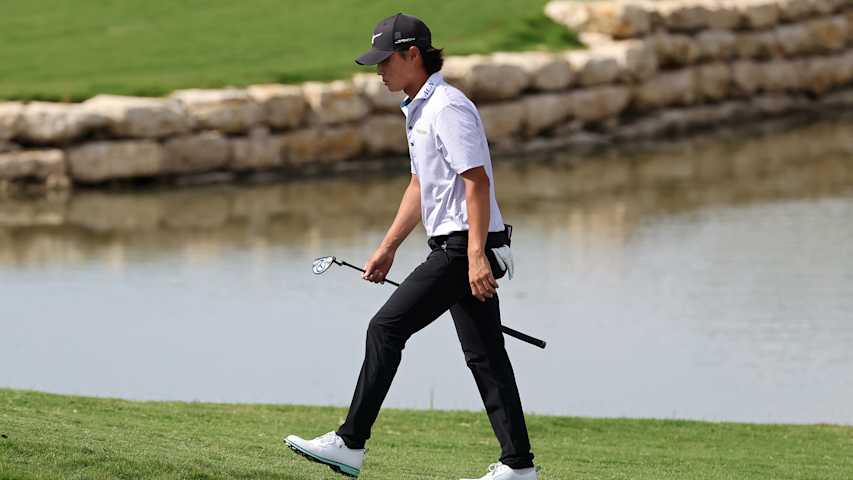 Kensei Hirata's long-range eagle putt is the Shot of the Day
