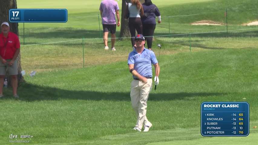 Zach Johnson makes birdie on No. 17 at Rocket Classic