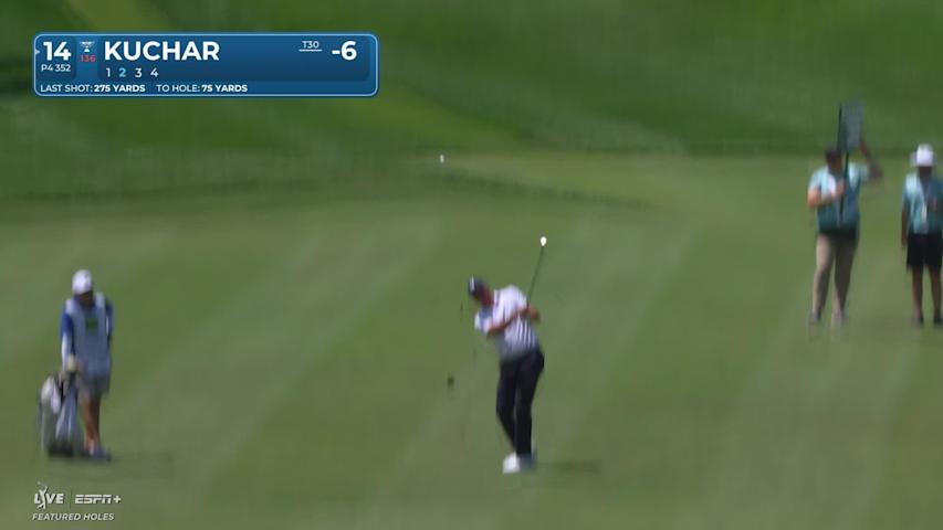 Matt Kuchar makes birdie on No. 14 at John Deere