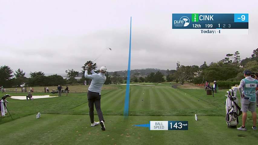 Stewart Cink makes birdie on No. 12 at PURE Insurance Championship