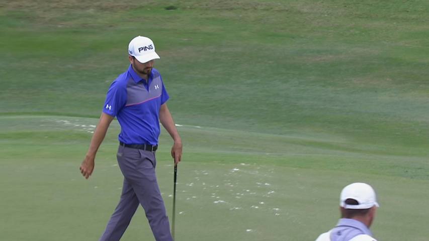 Zach Wright birdies No. 12 at Great Abaco