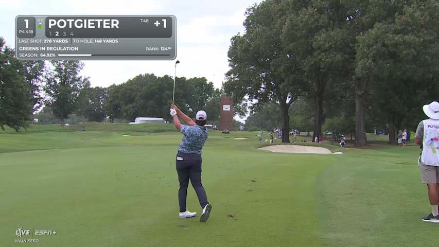 Aldrich Potgieter begins day with birdie at FedEx St. Jude