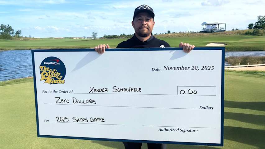 Xander Schauffele's funniest moments from ‘The Skins Game’