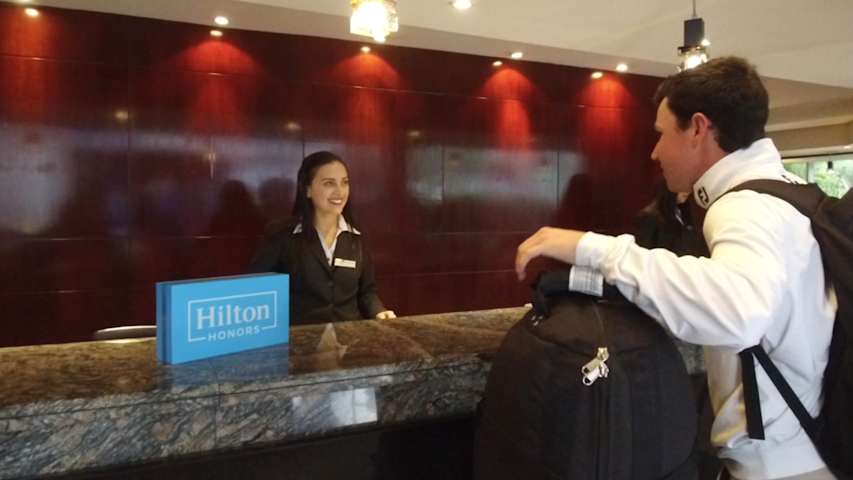 Patrick Flavin's check-in for the Banco del Pacífico Open