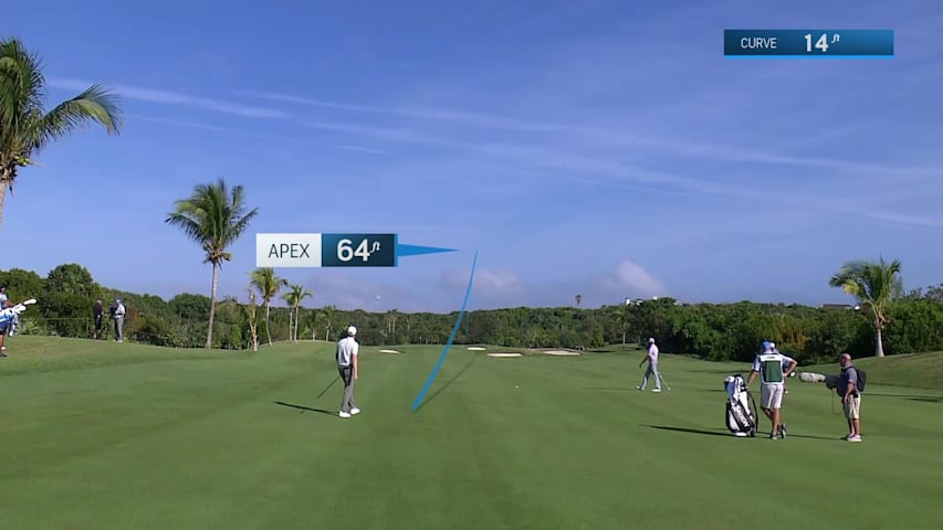 Russell Knox reaches in two to set up birdie at The Bahamas Great Abaco Classic