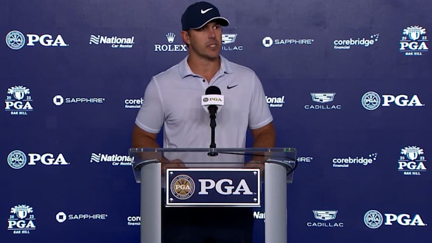 Brooks Koepka’s interview after Round 3 of the PGA Championship