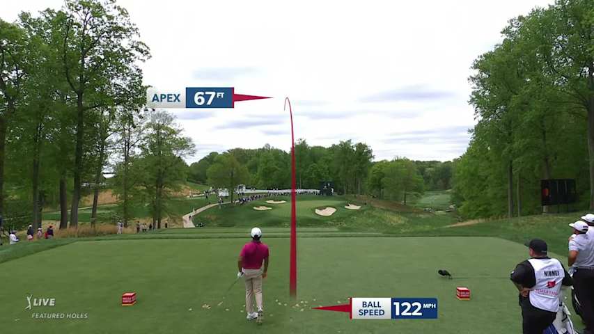 Bryson Nimmer draws tee shot and birdies at Wells Fargo
