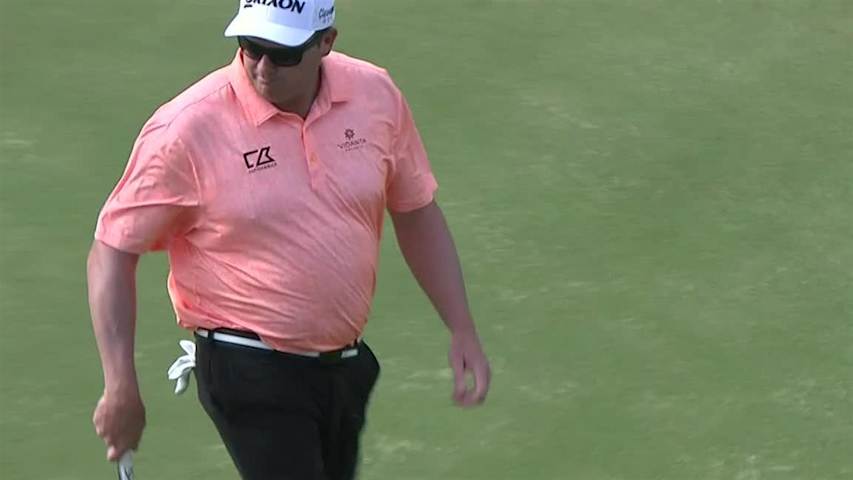 Charlie Beljan sinks long birdie putt at Bermuda