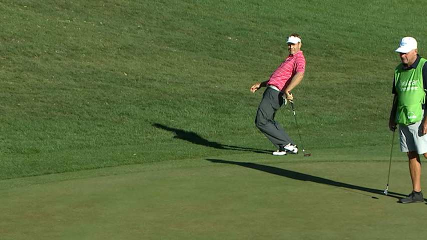Billy Hurley III's incredible birdie putt at Valspar