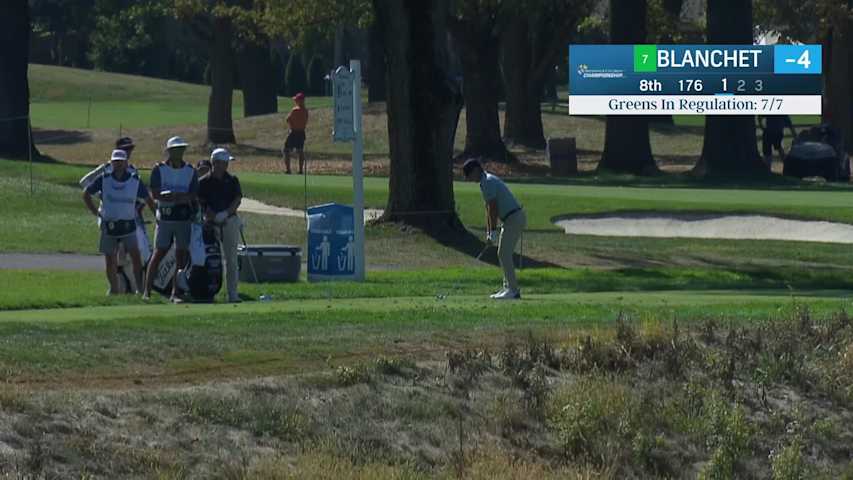 Chandler Blanchet makes birdie on No. 8 at Nationwide Children's