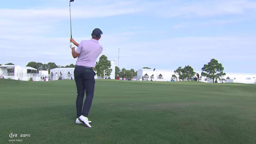 Christiaan Bezuidenhout hits 75-yard approach to 5 feet, birdies No. 3 at Texas Children's
