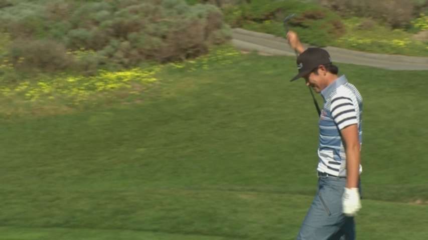 Ryuji Imada’s lucky par save is the Shot of the Day