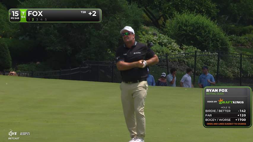 Ryan Fox reaches par-5 No. 15 in two, makes birdie at the Memorial