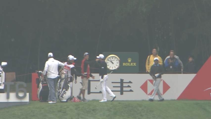 K.T. Kim fires off an ace at HSBC Champions