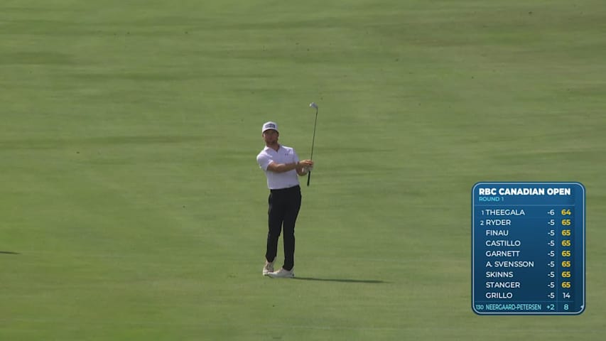 Rasmus Neergaard-Petersen reaches par-5 No. 18 in two, makes birdie at RBC Canadian