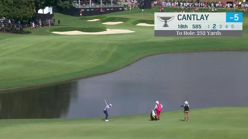 Patrick Cantlay makes birdie on No. 18 at TOUR Championship