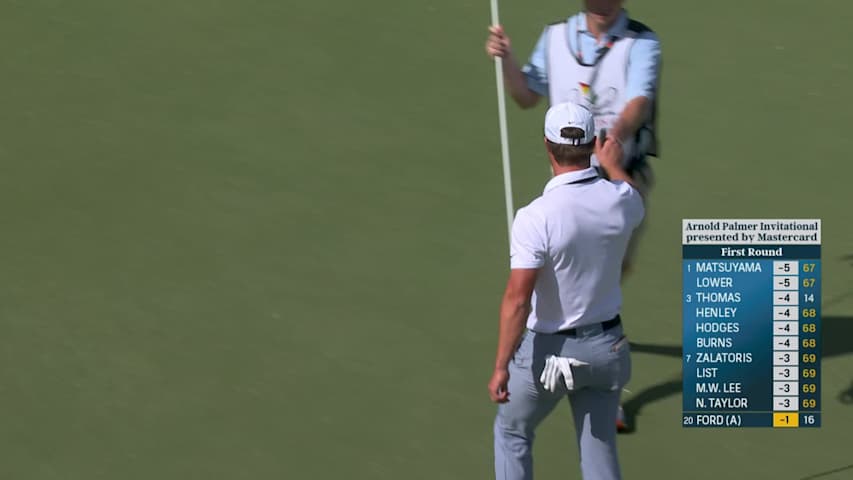 David Ford makes birdie on No. 16 at Arnold Palmer