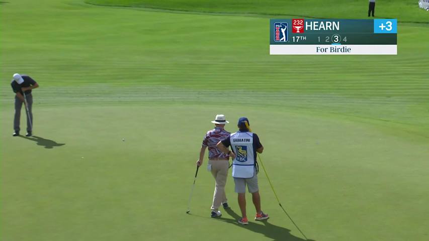 David Hearn drains 22-footer for birdie at RBC Canadian