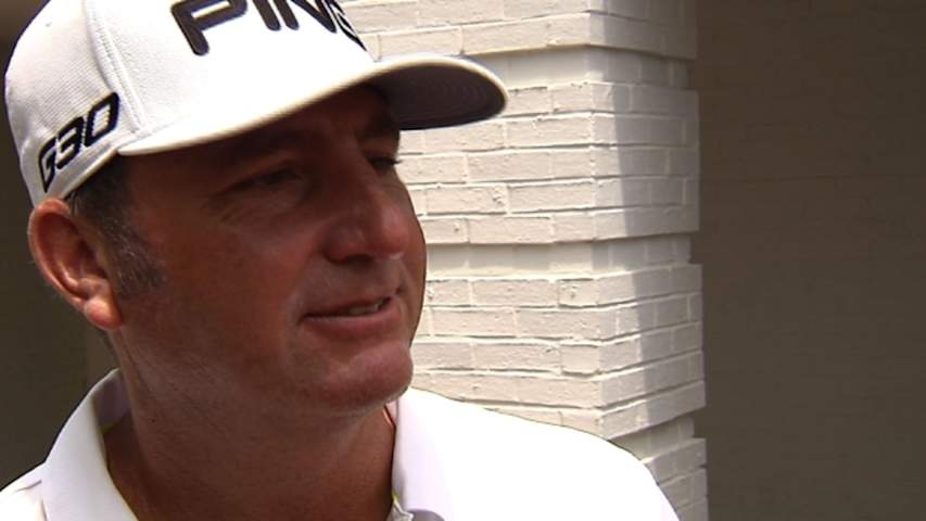 Bill Lunde interview after Round 1 of Wells Fargo