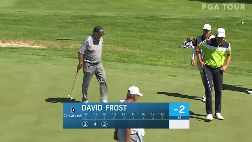 David Frost sinks birdie putt at Principal