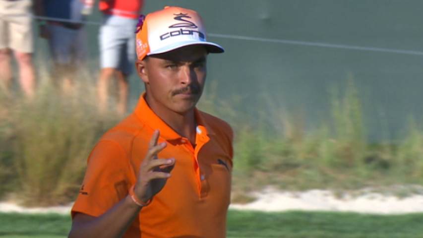 Rickie Fowler shows grit with birdie on No. 17 at The Barclays