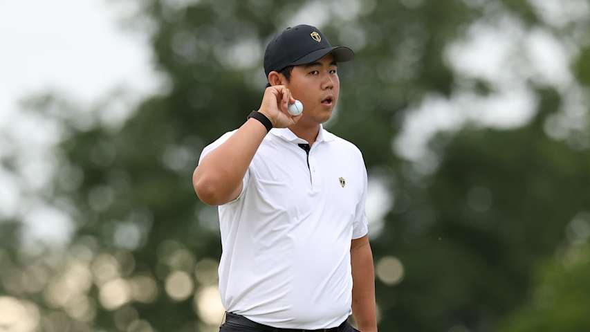 Tom Kim's unbelievable tee shot is the Shot of the Day