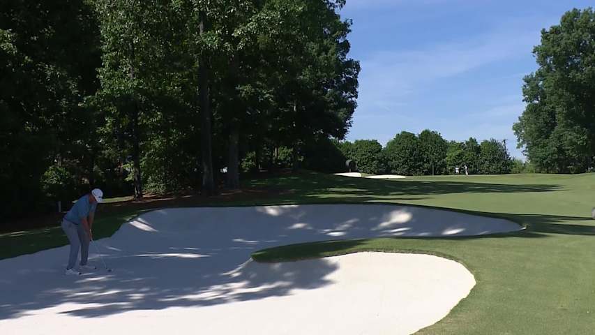 Ian Holt makes birdie on No. 14 at BMW Charity Pro-Am