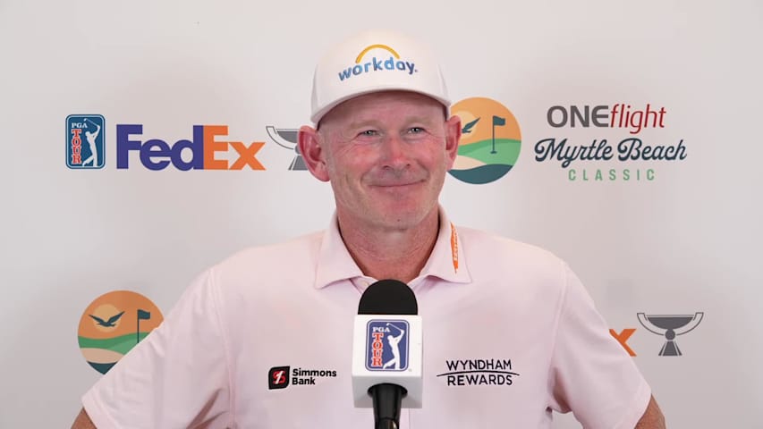 Brandt Snedeker’s news conference after winning ONEflight Myrtle Beach