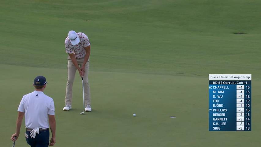 Kevin Tway cards birdie putt at Black Desert