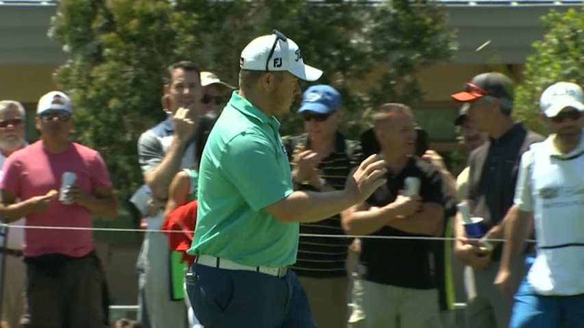 George Coetzee’s third shot to 16 feet yields birdie at Cadillac Match Play