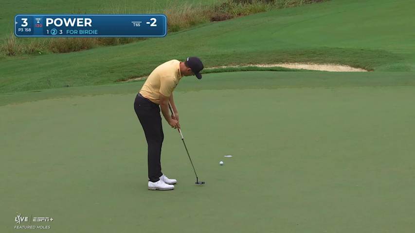 Seamus Power makes birdie on No. 3 at Wyndham