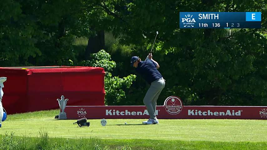 Mick Smith goes flag hunting to set up birdie at KitchenAid Senior PGA
