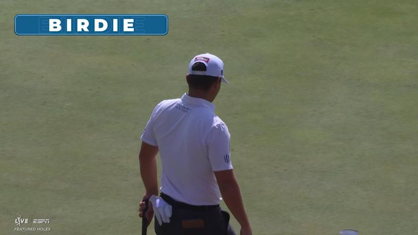 John VanDerLaan sinks 26-foot birdie putt on No. 17 at 3M Open