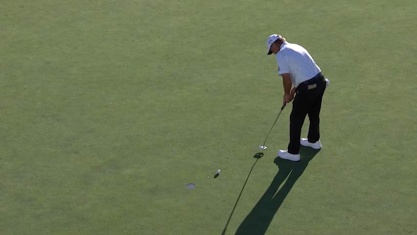 Retief Goosen makes birdie at Dominion