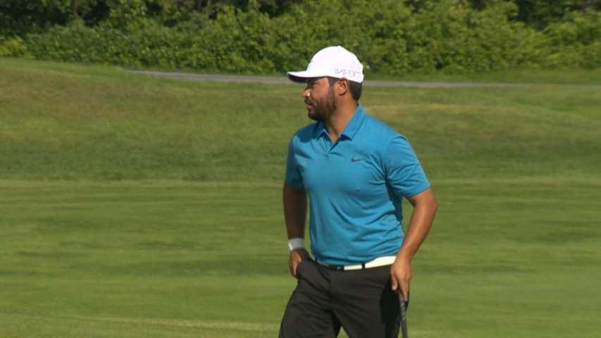 JJ Spaun and Mackenzie Hughes share the 36-hole lead at The Players Cup