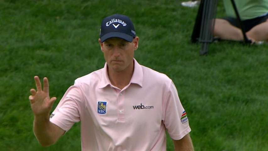 Jim Furyk’s birdie bomb on No. 17 at the Memorial