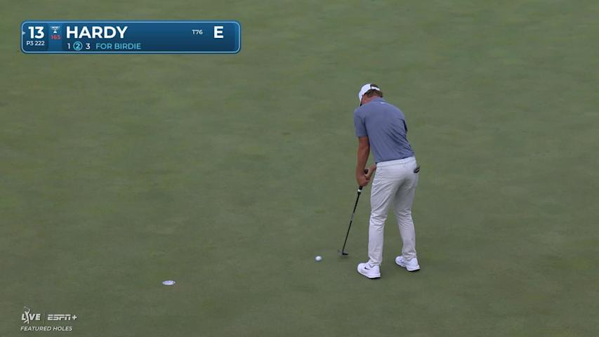 Nick Hardy makes birdie on No. 13 at 3M Open