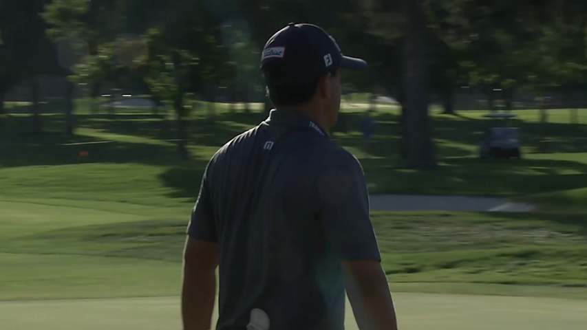 Emilio Gonzalez makes birdie at Albertsons Boise Open
