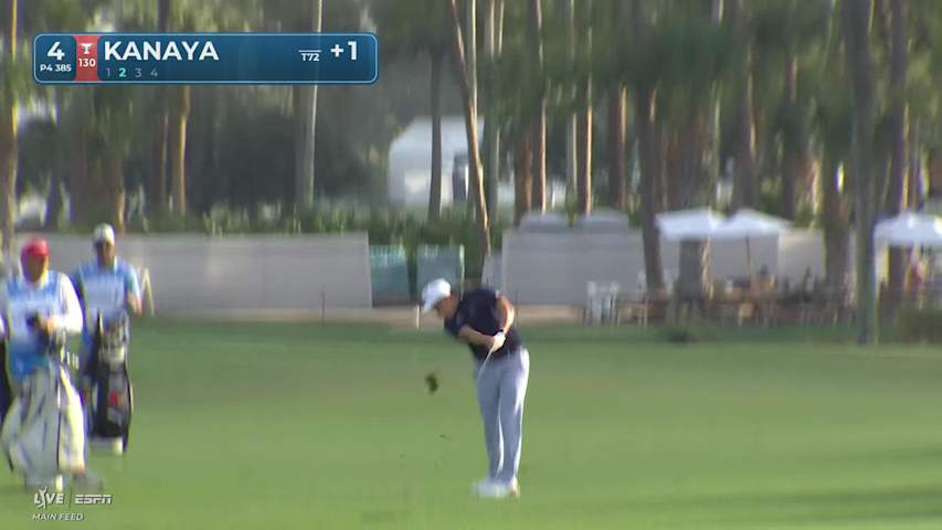 Takumi Kanaya hits 94-yard approach to 5 feet, sets up birdie on No. 4 at Cognizant Classic