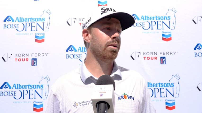 David Kocher's interview after shooting 59 at Albertsons Boise Open