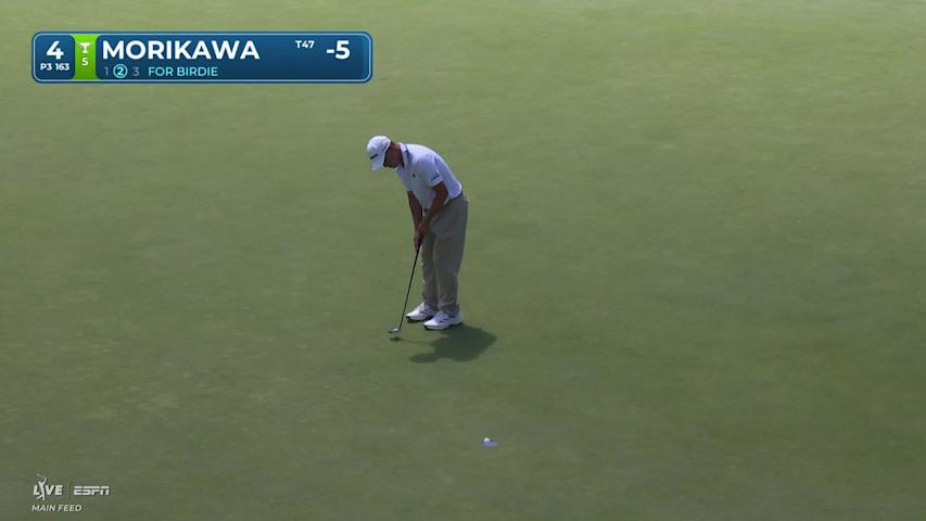 Collin Morikawa hits tee shot to 8 feet, sets up birdie on No. 4 at RBC Canadian