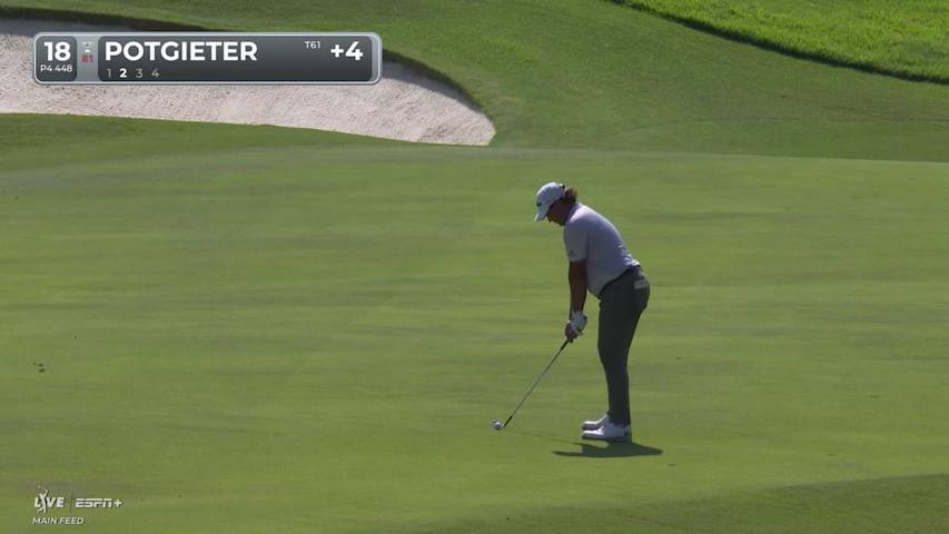 Aldrich Potgieter finishes with birdie at FedEx St. Jude, projected outside top-50 bubble