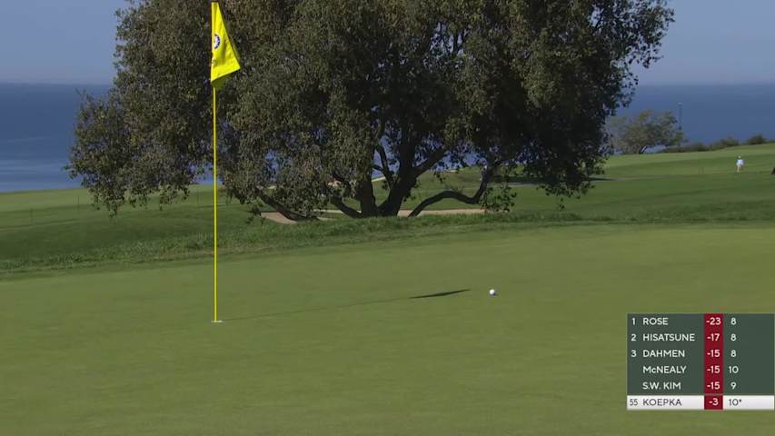 Brooks Koepka hits 114-yard approach to 6 feet, sets up birdie on No. 2 at Farmers