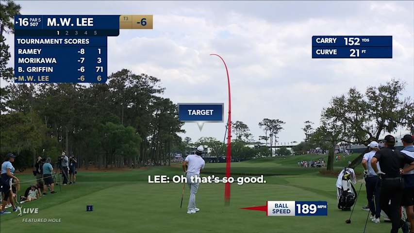 Min Woo Lee’s best drives of his career