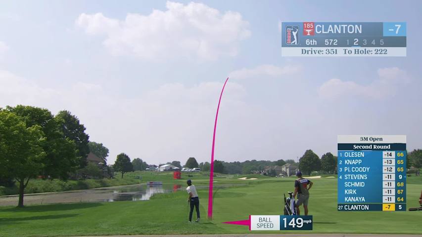 Luke Clanton cards another birdie at 3M Open