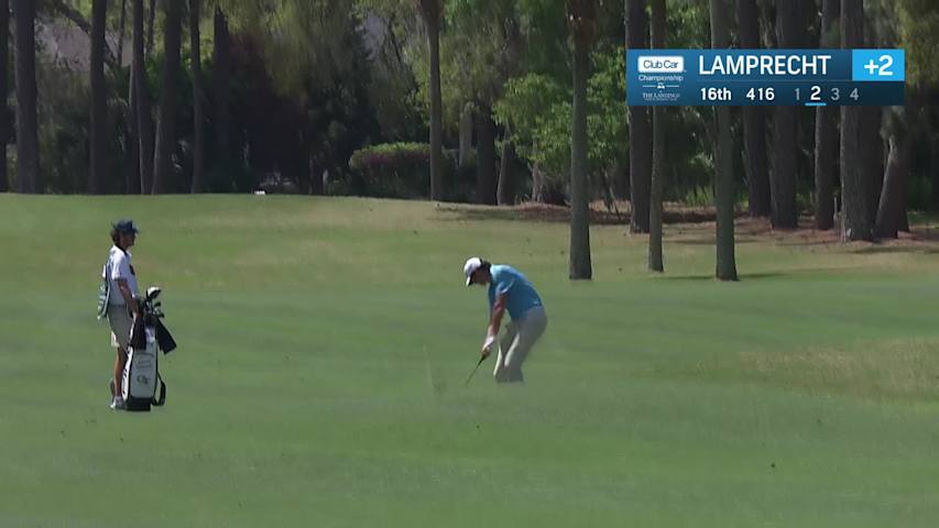 Christo Lamprecht makes birdie on No. 16 at Club Car Championship