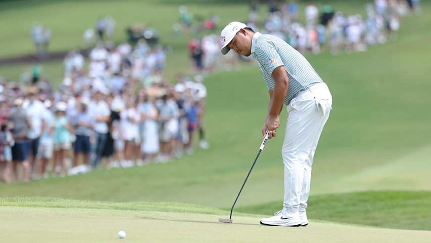 Si Woo Kim on battling putting yips