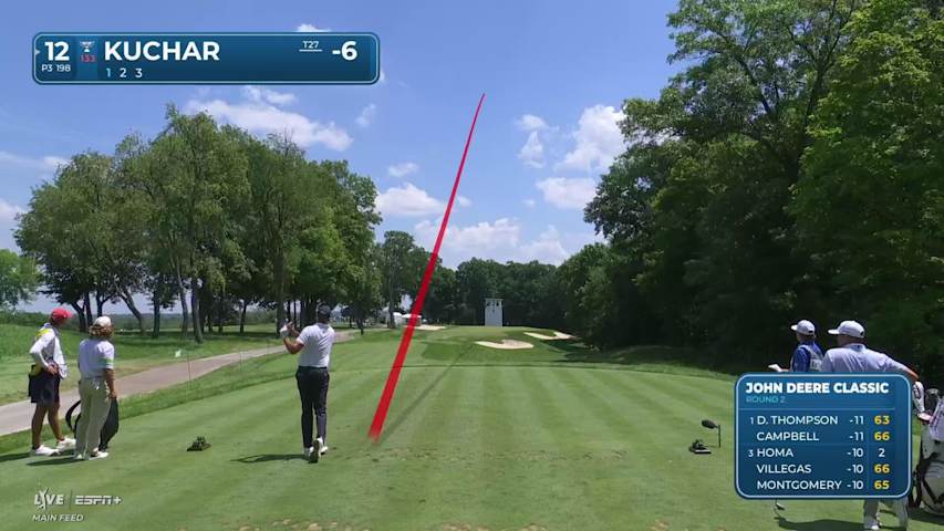 Matt Kuchar makes birdie on No. 12 at John Deere