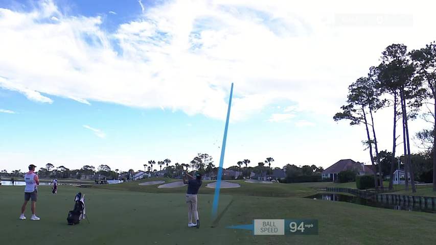 A.J. Ewart makes birdie on No. 16 at PGA TOUR Q-School